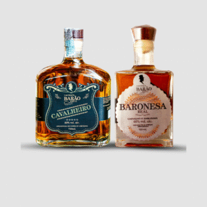 1 Cachaça Barão + 1 Cachaça Baronesa